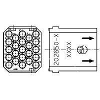 AMP Connectors - TE Connectivity 202650-2 Connectors PIN MODULE 23P g-series