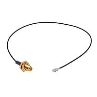 Molex 73230-6130 RF Cable Assemblies SMA Bulkhead IP68 Jack-to-I-PEX MHF I LK Plug, 1.37mm Cable Diameter, 305.00mm Cable Length, 50 Ohms