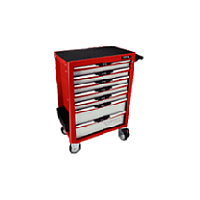 TOPTUL GCAJ275R W/7-Drawer Tool Trolley - 275PCS Mechanical Tool Set ( red)