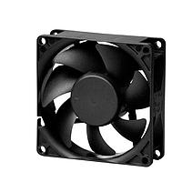 Sunon PF80252V1-1000U-A99 Axial Axial Fan, 80x80x25mm, 24VDC, 60CFM, 0.41"H2O, Vapo, Auto Restart, High Airflow