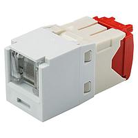 Panduit CJH5E88TGWH Wire Ducting & Raceways Cat 5e Spring Shuttered Jack, TG Style,