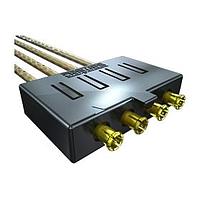 Samtec GRF7-P-P-06-GF-ST-TH1 RF Connectors / Coaxial Connectors 5.00 mm 75 Ohm  Ganged Micro-Miniature RF Jack, PCB Mount