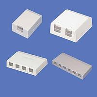 Panduit CBXS3BL-AY Wire Ducting & Raceways Surf Mount Box 3 Port Shuttered Bl