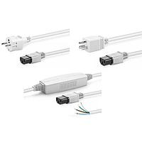 Schaffner IF13-US3-H05-3100-WF-200 AC Power Cord Filtered Power Cord NEMA5-15 plug C13