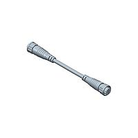 Amphenol LTW AA-BU12FL-BUFL-LA002 Sensor Cables / Actuator Cables Ceres, Standard Size, Plastic, 2A, 12 pins, Female Connector, Female Contact, Straight-to-Straight, 2 Points Lock, Overmolded Double Ended, Length 2000mm, IP66