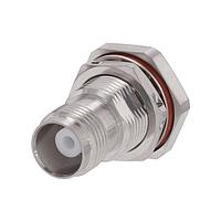 Radiall R143321700 Connectors TNC 18 / STRAIGHT BULKHEAD JACK PANEL SEAL REAR MOUNT SOLDER TYPE - CABLE .141