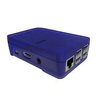 New Age Enclosures P7P-382612 Enclosures Raspberry Pi3 Enclosure 3.8 x 2.6 x 1.2 inch - Blue, Semi-Transparent