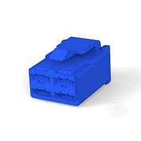 AMP Connectors - TE Connectivity 178004-5 Housing 250 DLOCK PLUG 4P BLUE