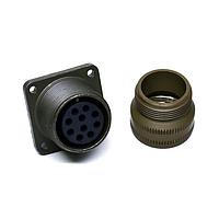 Amphenol Industrial AIT0A18-1SC Receptacles ER 10C 10#16 SKT RECP