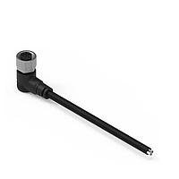 Wurth Elektronik 643642120308 Sensor Cables / Actuator Cables WRCIRC M12  Screw  Coding A  Cable Assembly  with 2 m PVC cable Angled with Metal Coupling Nut Female connector, polarity 8