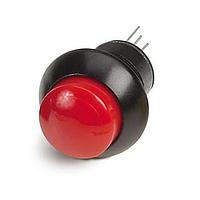 OTTO HP7-DR15322 Pushbutton Switch 18"RaisedDome Potted 26 AWG Leads Black