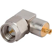 Amphenol SV Microwave SF2912-60955 Cable Connectors SMA R/A Plug for Dia 0.047in cable