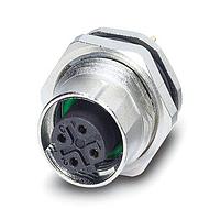 PHOENIX CONTACT 1552272 Circular Metric Connectors FSD-4CON-L180/12 SCO 4P M12 SKT PNL MNT
