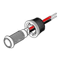 BIVAR PM3-KNRDW12.0 Indicators Red 5.8mm Quick Mnt Panel Ind