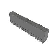Samtec ESW-117-12-F-D Stackthrough .100" Elevated Socket Strip