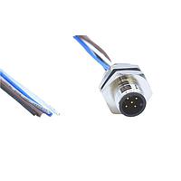 NorComp MPM12A05I12CF01 Sensor Cables / Actuator Cables M12 5P ML BRSS/NKL FRNT M16 12 PIGTAIL
