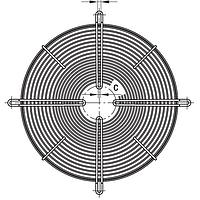 ebm-papst 19115-2-4039 Guard Basket Finger Guard Grille AC/EC for K-Range, 350mm