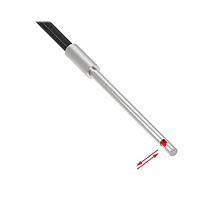 Banner Engineering PBPS46UM6 Plastic Fiber Sensors Plastic Fiber; Diffuse Reflective; Core Dia.: 1 mm; Fiber Length 2 m; Probe Length 153 mm; Sideview; Free cut