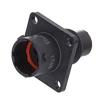 Amphenol SINE Systems RTS010N2P03 Connectors RCP SQ FL 4POS SZ 10 PIN SEAL