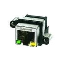 Amphenol Commercial Products MRJR898101 Modular Connectors / Ethernet Connectors HARSH MRJR SERIES CAT 5e RUGGED MODULAR JACK, IP67, RIGHT ANGLE ON PCBWITH Terminal Blocks
