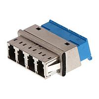 Molex 106123-0500 Adapters LC EMI QUAD ADAPTER D ADAPTER SNAP MOUNT
