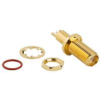 Amphenol RF 132421 PCB Connectors Bulkhead Jack Vert PCB Mount, Sealed