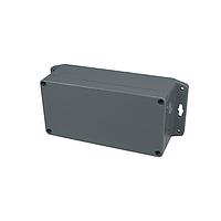 Bud Industries PN-1332-DGMB NEMA Box IP65 NEMA 4X Box Dark Gray with Mounting Brackets (6.3 X 3.2 X 2.2 In)