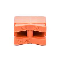 Amphenol PCD ALBCBS32459 Cable Mounts Cable Support 8mm/4Orange