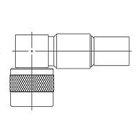 Kings KD-59-159 RF Connectors / Coaxial Connectors TYPE C ANGLE PLUG