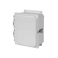 Hammond Manufacturing PJU14126T Junction Boxes N4X Solid Door Twist Latch w/feet - 14 x 12 x 6 - Fiberglass