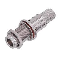 Amphenol Times Microwave Systems EZ-500-NF-BH-X Connectors N-female (jack) bulkhead, crimp connector, non-solder pin, no braid trim