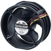 Sanyo Denki 9RF0924P1H001 Axial DC Axial Fan, Reversible Flow, 92x38mm Round, 24VDC, Tach/PWM
