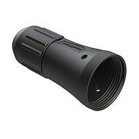 Amphenol SINE Systems AHDPBS-24L015-005 Connectors Shell Size 24 Backshell for Small Thread Adapter Connectors, 2 PC, Compression Nut, Cable Diameter Range 14.5mm - 18.0mm
