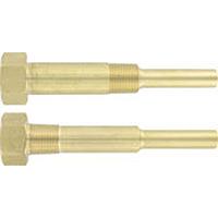 Dwyer IT-W01 Affordable Industrial Thermowells, 2.5" & 5", Brass/Stainless, NPT 3/4"