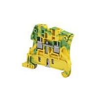 Entrelec - TE Connectivity ZS4-PE Feed Through Terminal Block Aut SNK Screw