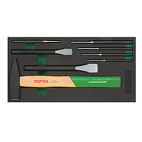 TOPTUL GVA0807 Hammer, Punch & Chisel Set (8 pcs)