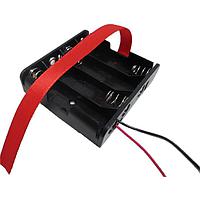 Eagle Plastic Devices 12BH344-A-GR Cylindrical Battery Contacts, Clips, Holders & Springs 4XAA 6IN LDS W/RIBBON