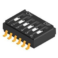 Diptronics DHA-06TQ DIP Switches Half Pitch Dip switch 2.2mm height