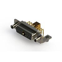 EDAC 630-11W1240-7TD Mixed Contact D-Sub Connectors Right-angle Power Combo D-Sub Connector