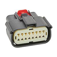 Molex 33472-1767 Automotive Connectors MX150 ASSY 1.5 RCPT 2X8 DKGY C/16