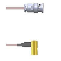 Amphenol Custom Cable Q-0J03S0005096i RF Cable Assemblies BNC-SP/SMB-RP G316 96I