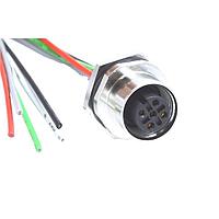 NorComp FPM12A05I12AF02 Sensor Cables / Actuator Cables M12 5P FML BRSS/NKL FRNT PG9 12 PIGTAIL