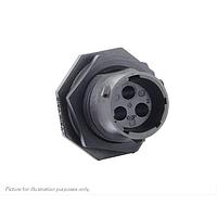 Eaton Souriau-Sunbank UTSX7103P Receptacles Jam nut receptacle, without backshell, for 3 male contacts, IP68/69K