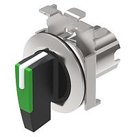 EAO 45-2844.4D50.006 Switch Actuators Selector switch actuator 2 positions green flush mounting 0-mom 45? long lever front metal