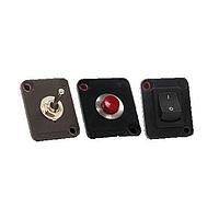 Switchcraft EHPBSMBPKG Standard Switches MOMENTARY PUSHBUTTON SWITCH SPDT BLACK