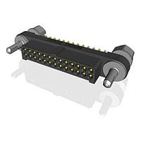 Amphenol Socapex MHDAS2M026YDE60 Connectors Micro HDAS 26 male straight pc tail contacts26 position pin 1.27 mm 2 row straight