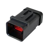 AMP Connectors - TE Connectivity 1717676-1 Cap Assembly RECPT 8 POS RED REVERSE
