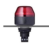 Auer Signal 801522405 Strobe Beacon ICM M22 panel mount LED multi strobe beacon 24 V AC/DC red, black