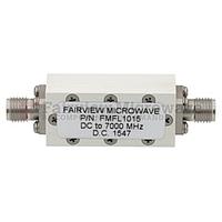 Fairview FMFL1015 Lowpass Filter Operating From DC to 7 GHz With SMA Female Connectors