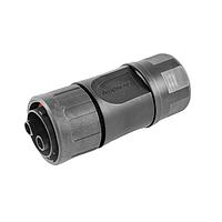 Amphenol SINE Systems RTS6BS18N2S03 Plugs Plug, 2 Position, Female, Shell Size 18, with Silicone Seal